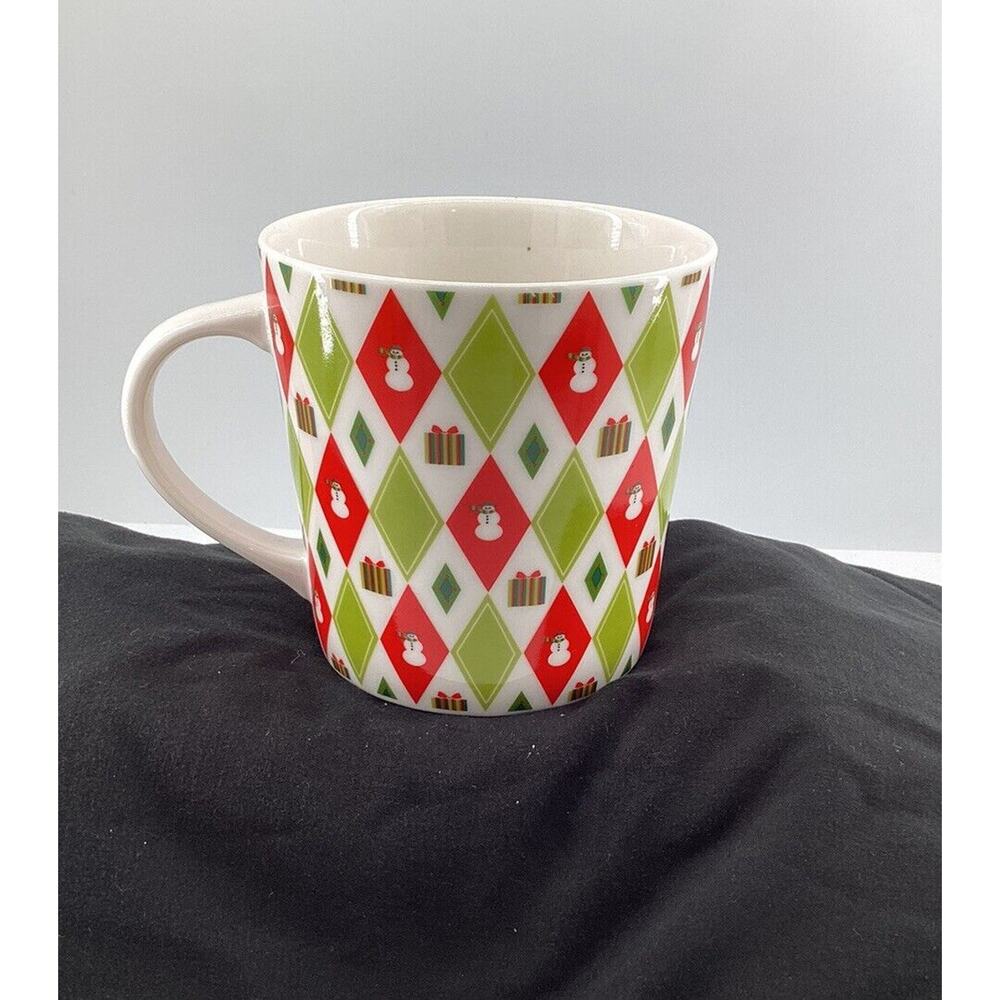 Starbucks Barista 2003 Happy Holidays Christmas Snowman 16 oz. Coffee Cup Mug